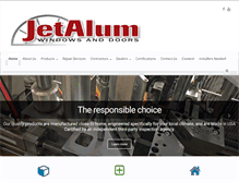 Tablet Screenshot of jetalum.com